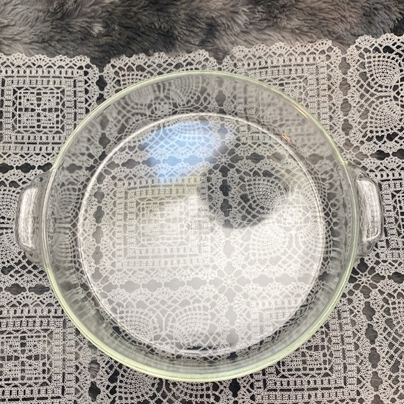 Vintage Early Clear Pyrex Dish Clear Casserole with Lid 4 Cup - Picture 2 of 16